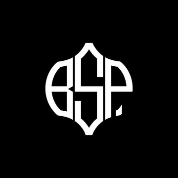 BSP letter logo. BSP best black ground vector image. BSP Monogram logo design for entrepreneur and business.