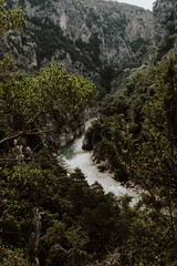 Fototapeta na wymiar gorges du Verdon, France, été 2021