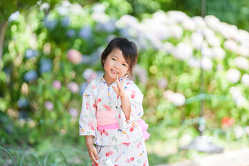浴衣の少女