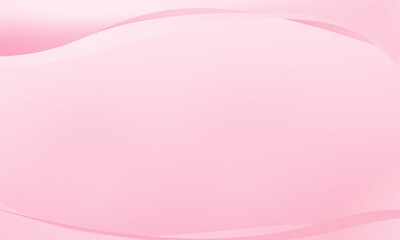 Soft light pink background with curve pattern graphics for illustration