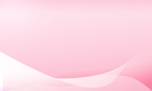 Soft light pink background with curve pattern graphics for illustration