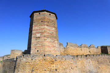 Fototapeta na wymiar Ackerman fortress in the city Belgorod-Dnestrovsky, Ukraine 