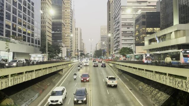 Paulista Avenue, Sao Paulo Brasil 1 Juli 2022