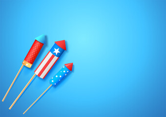 American Flag Background for Fourth of July background for Happy Independence Day of America