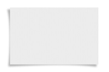 White sheet of paper with shadow Blank A4 page