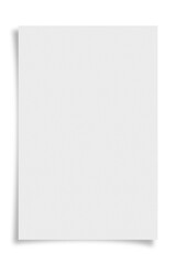 White sheet of paper with shadow Blank A4 page