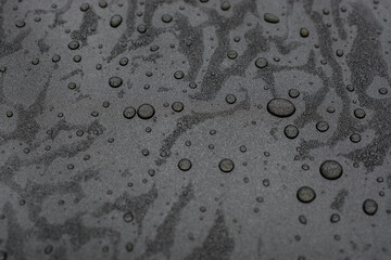 Black water drop for background