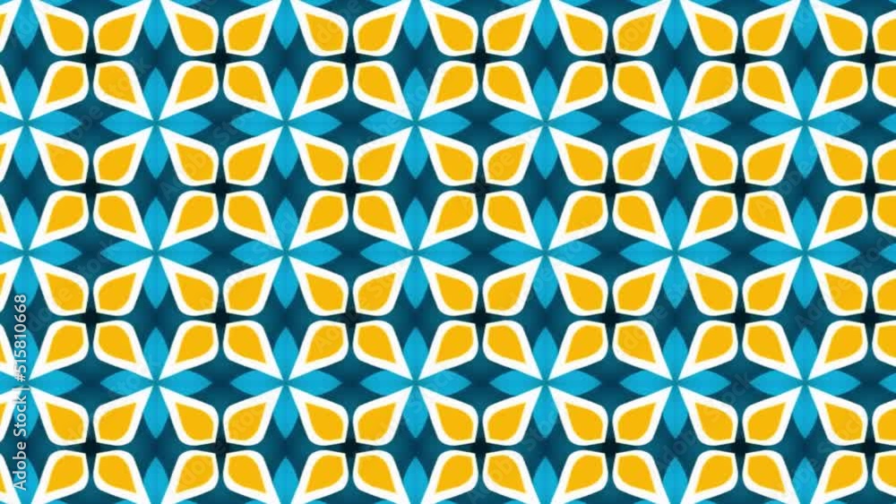 Poster abstract background animation texture in geometric ornamental style. seamless design