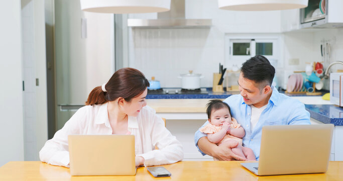 asian parent work from home