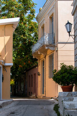 Fototapeta na wymiar a street in Plaka District, Athens