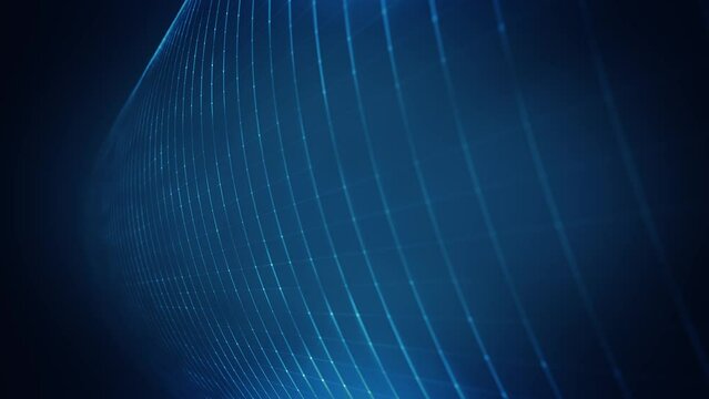 Abstract Hitech Rounded Plexus Facets Seamless Loop/ 4k animation of an abstract high technology background with rounded plexus facets and tiles seamless moving and looping