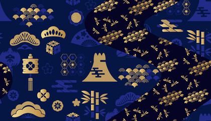 Japanese wave pattern 47