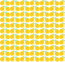 Cute lemon seamless pattern
