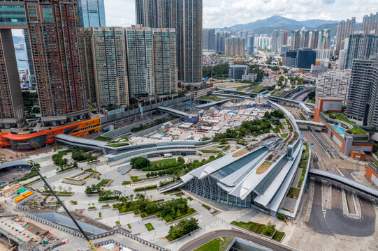 Top View Of Hong Kong West Kowloon Station