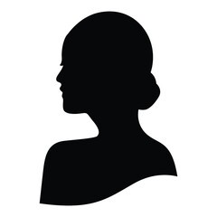 Obraz na płótnie Canvas Women Silhouette on white background