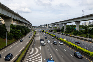 Fototapeta na wymiar Lin Kou, Taiwan, National Highway number one in Taiwan