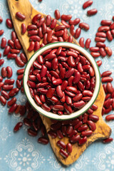 Raw red kidney beans