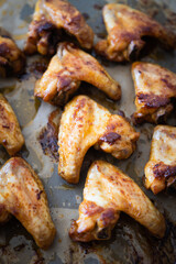 Roasted or grilled chicken wings