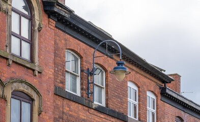 Part of the 19th century building with a lantern