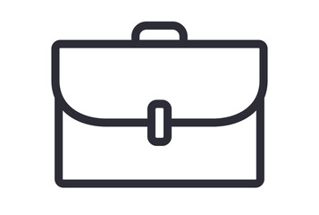 Briefcase office bag vector icon