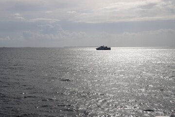 Reflections on the boat 