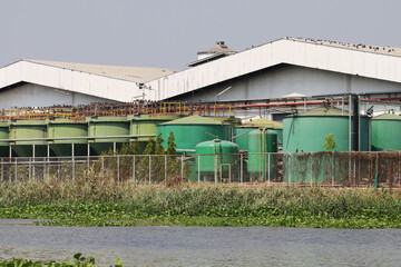 Factory structure for agricultural food production such as rice and corn for processing for...