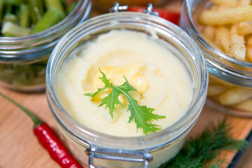mashed potato garnish