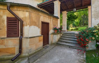 View on Velke Brezhno castle , Czech republic