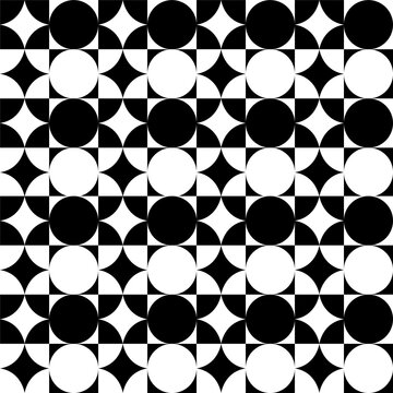 geometric minimal square and circle grid graphic pattern background
