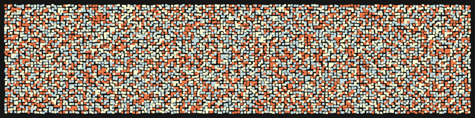 Fototapeta premium Offset Quads generative art background art illustration