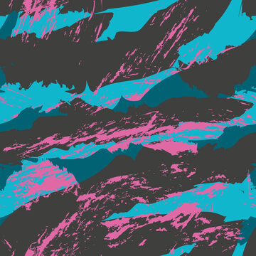 Abstract seamless vector design pattern tropical