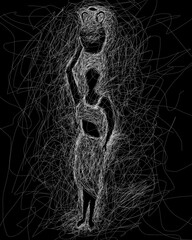 Line art illustration 