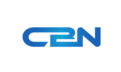 Connected CBN Letters logo Design Linked Chain logo Concept