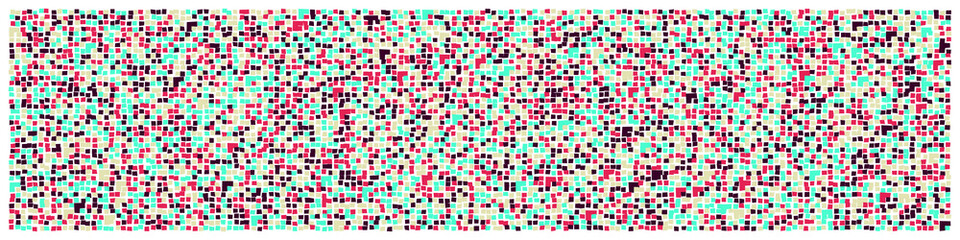 Fototapeta premium Offset Quads generative art background art illustration