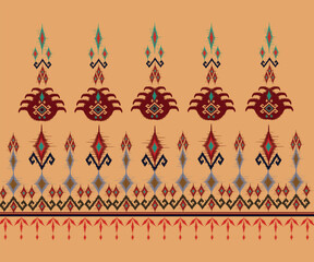 geometric ethnic vintage texture  art design. textile fashion pattern line  ikat seamless pattern and batik fabric texture asian background wallpaper geometry indian. Ethnic abstract ikat art .