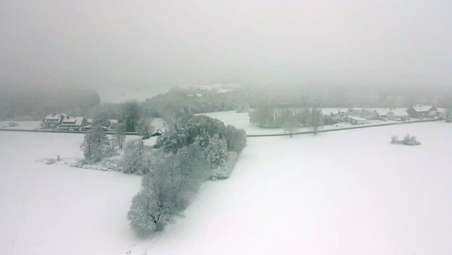 Snowy Winterberg Parallel to Road