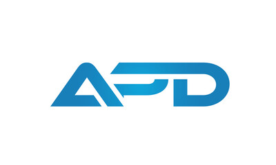 Connected AOD Letters logo Design Linked Chain logo Concept	