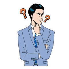 アメコミタッチの考える日本人ビジネスマン