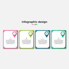steps timeline infographic template design