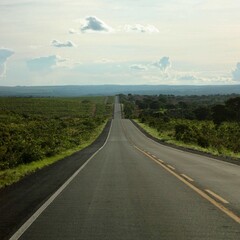 Estrada interior do Brasil