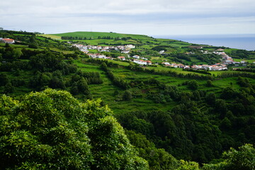 Fototapeta na wymiar Azores landscape, Sao Miguel, Portugal