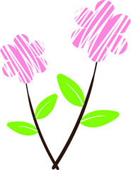 object flowers candy illustration 