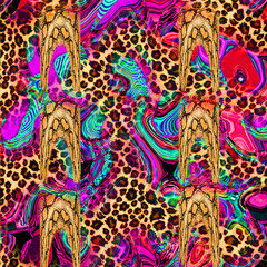 Obraz premium pattern with flowers