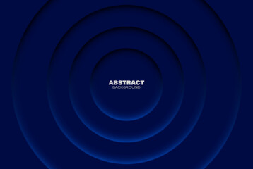 Abstract vector geometric background, shape of circles with light and shadow.