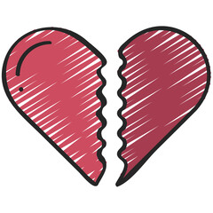 Broken Heart Icon