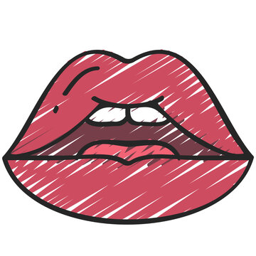 Pursed Lips Icon