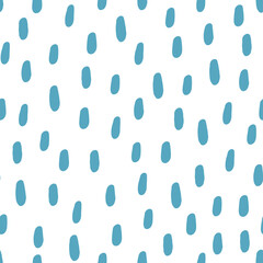 Seamless pattern with blue spots pattern.