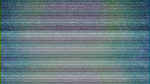 Interference and signal failure. Holomatrix flashing. Blue holomatrix futurism. Abstract Digital Animation with Holomatrix and Glitch effect. Flickering noise.