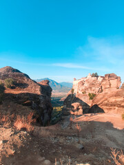 Fototapeta premium landscape view of Greece thessaly mountains