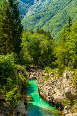 Willkommen im wunderschönen Soča-Tal in der Nähe der Julischen Alpen - Slowenien